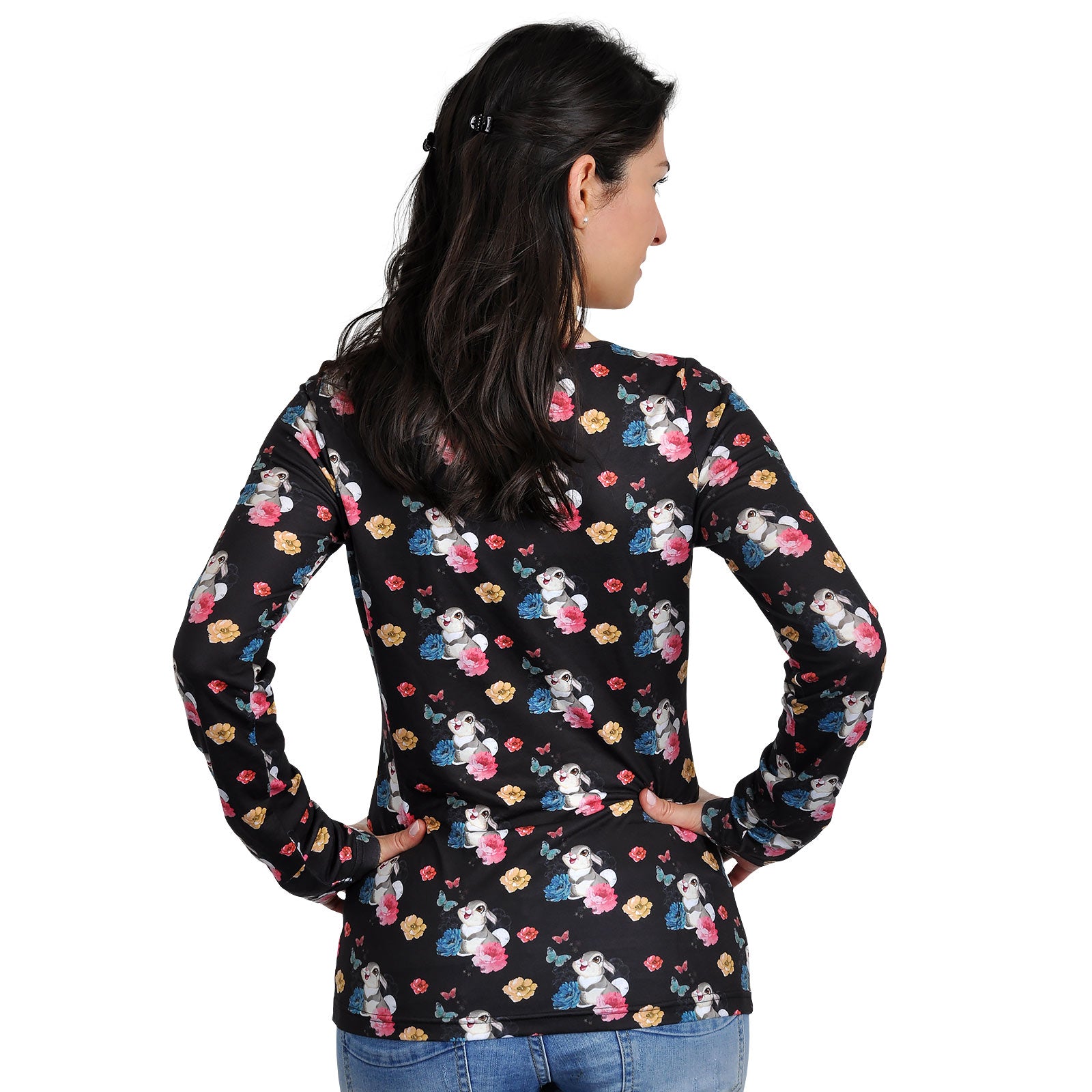 Produktbild Bambi - Klopfer Flower Power Longsleeve svart