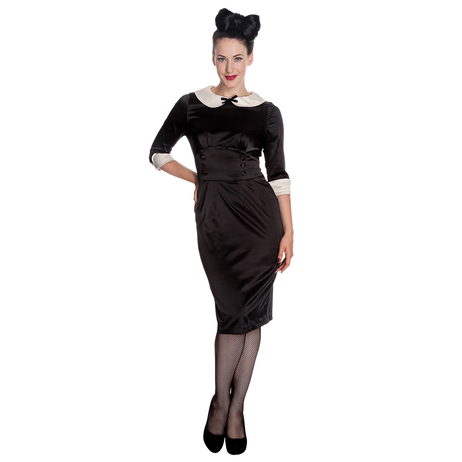 Produktbild Rockabilly-klänning Money Penny svart