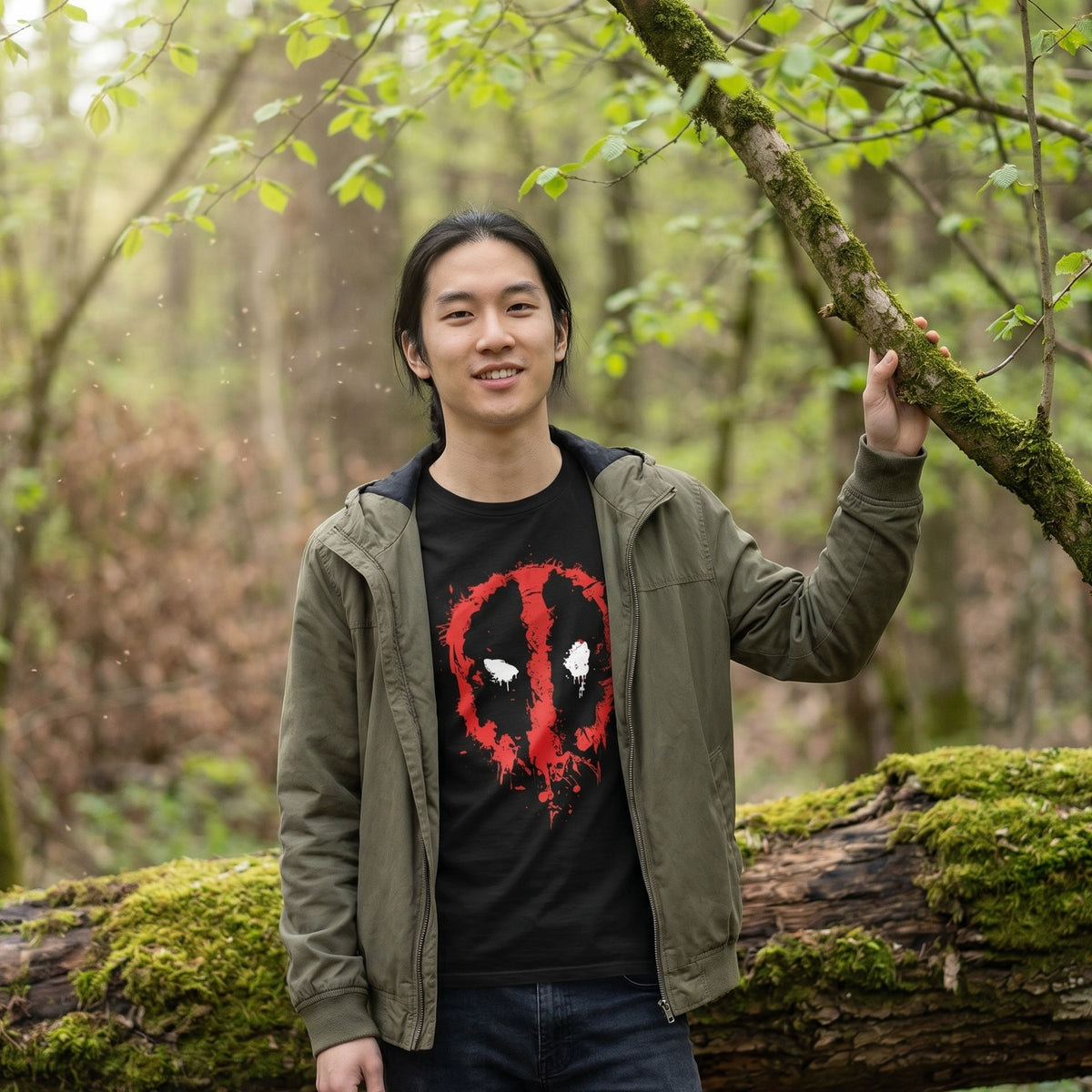 Produktbild Deadpool - Splatter T-shirt svart