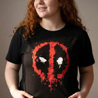 Produktbild Deadpool - Splatter T-shirt svart
