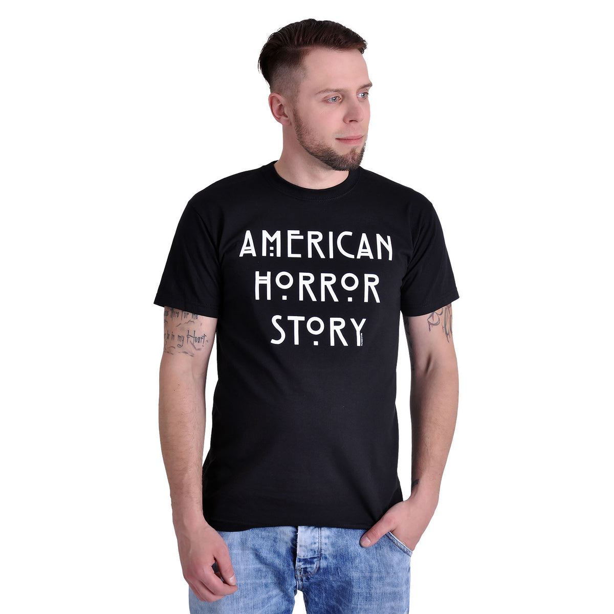 Produktbild American Horror Story - AHS Logo T-shirt svart