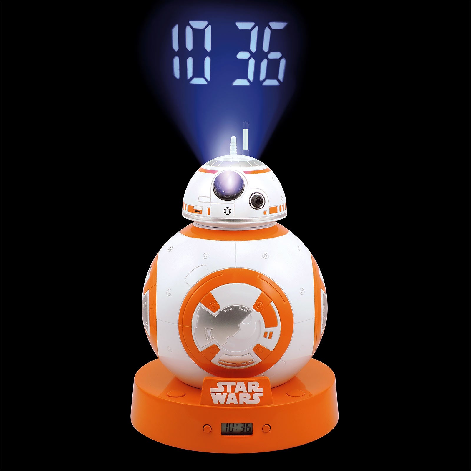 Produktbild Star Wars - BB-8 väckarklocka med projektion och ljud