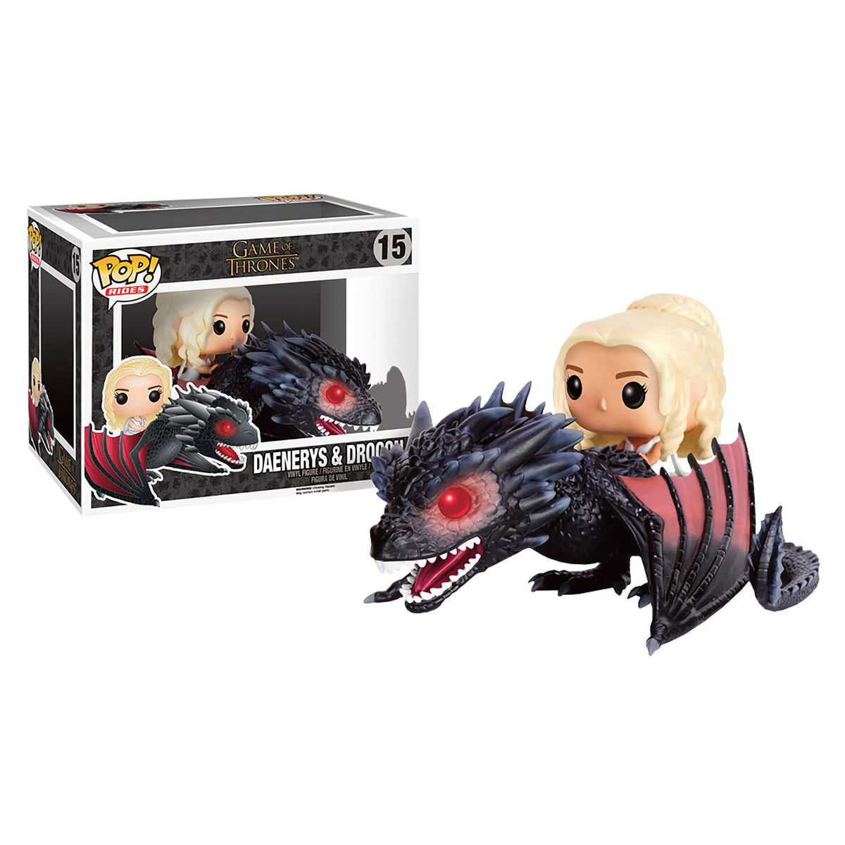 Produktbild Game of Thrones - Daenerys Targaryen med drake figur