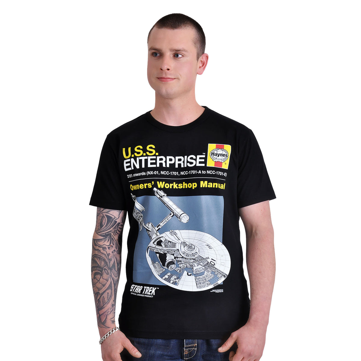 Produktbild Star Trek - Haynes Manual T-shirt svart