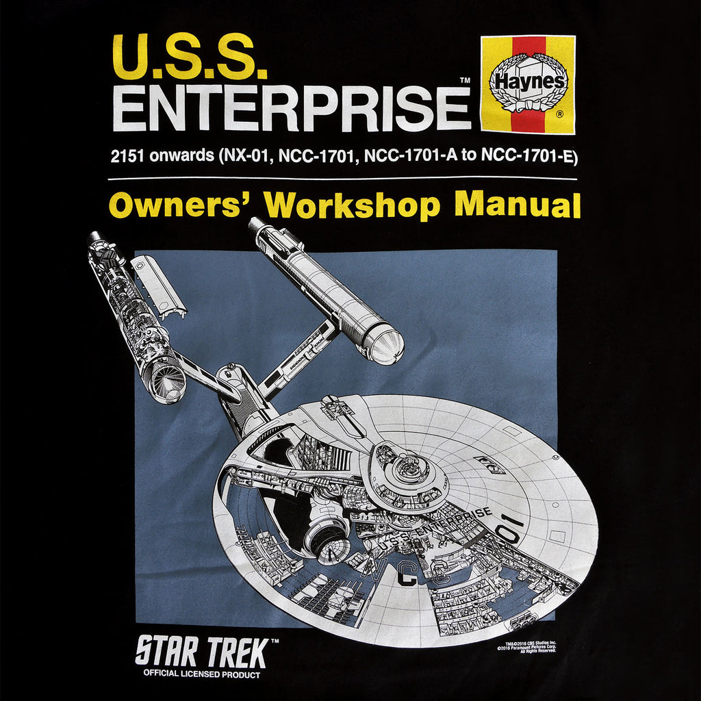 Produktbild Star Trek - Haynes Manual T-shirt svart