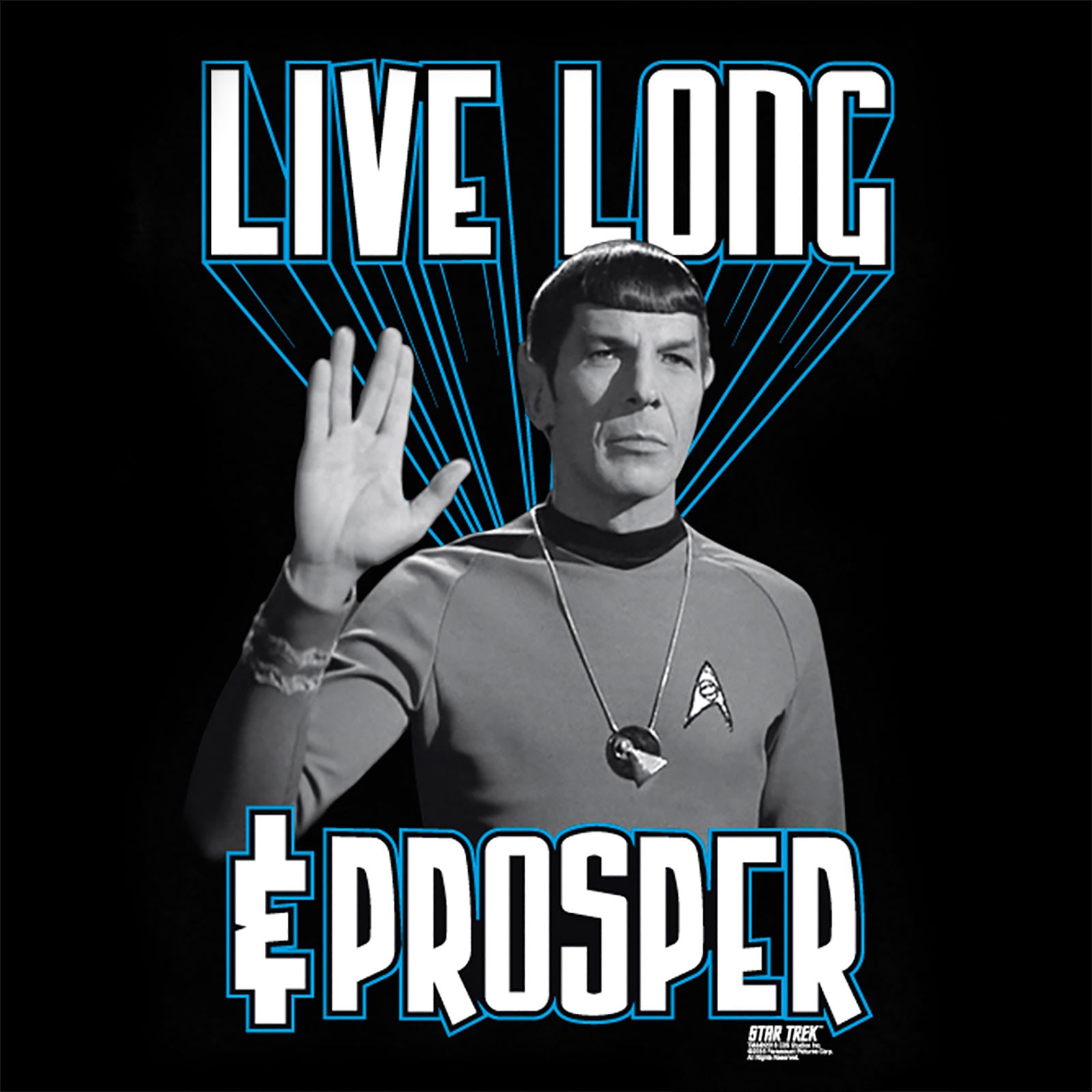 Produktbild Star Trek - Live Long And Prosper Spock T-Shirt svart