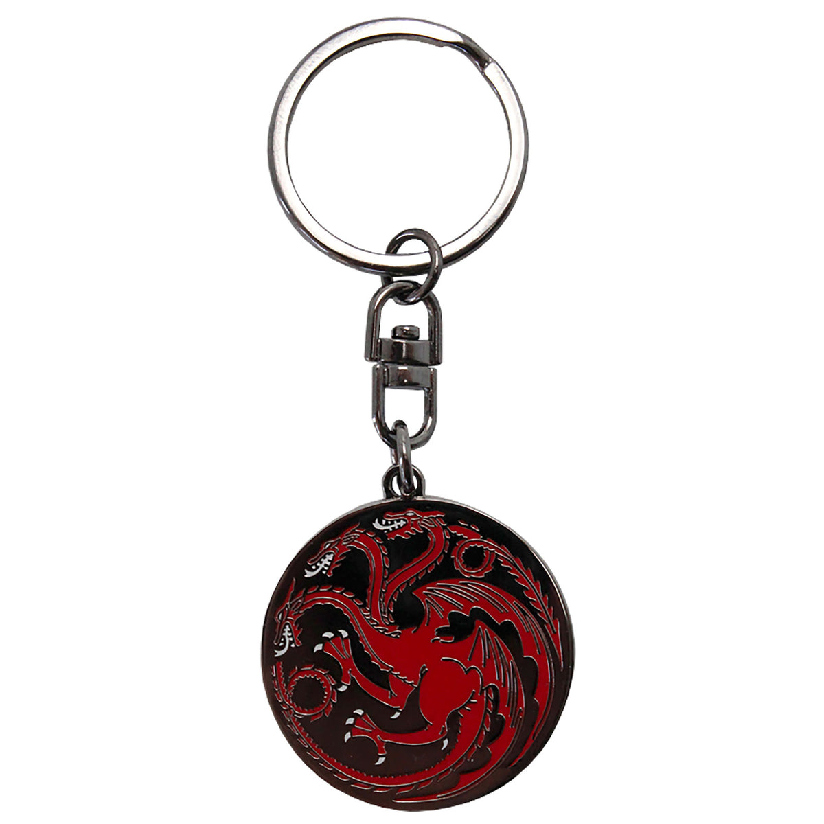 Produktbild Game of Thrones - Nyckelring för House Targaryen