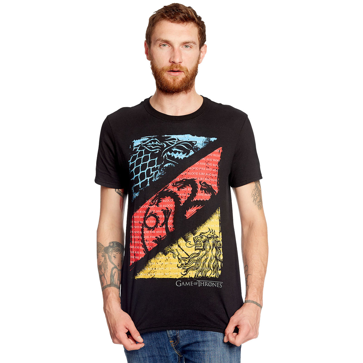 Produktbild Game of Thrones - Sigils T-shirt svart