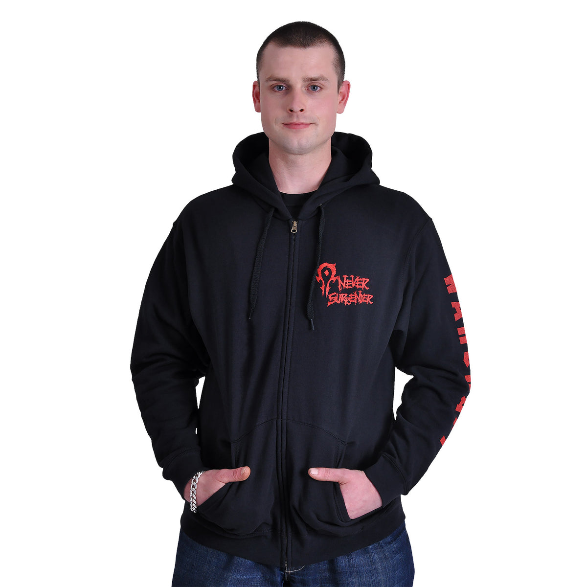 Produktbild Warcraft - Svart huvtröja med Horde-logotyp