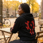 Produktbild Warcraft - Svart huvtröja med Horde-logotyp