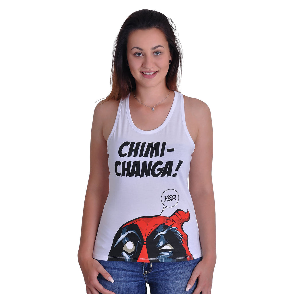 Produktbild Deadpool - Chimichanga Tank Top vit