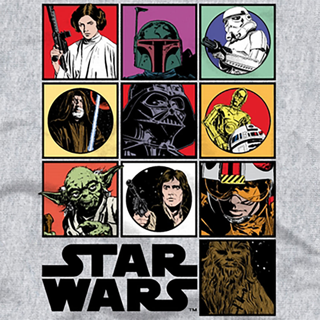 Produktbild Star Wars - Characters T-Shirt grå