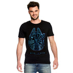 Produktbild Star Wars - Millennium Falcon T-shirt svart