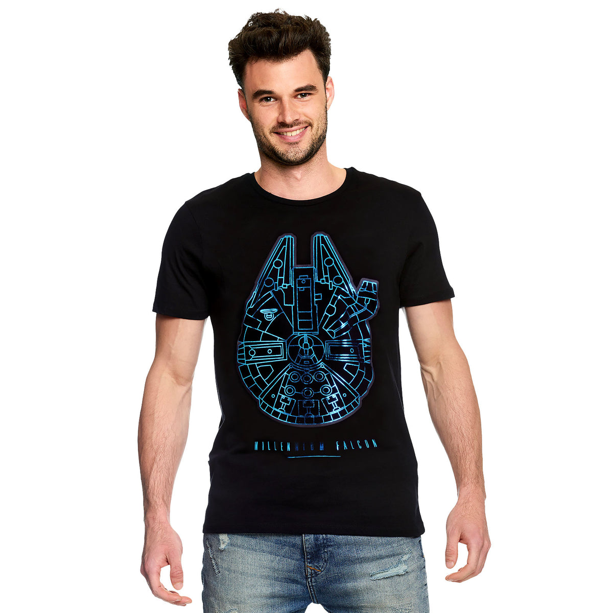 Produktbild Star Wars - Millennium Falcon T-shirt svart