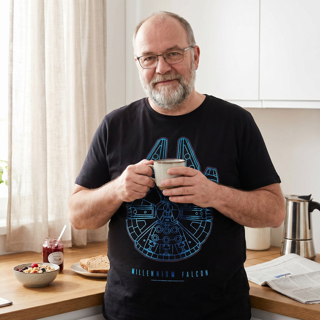 Produktbild Star Wars - Millennium Falcon T-shirt svart