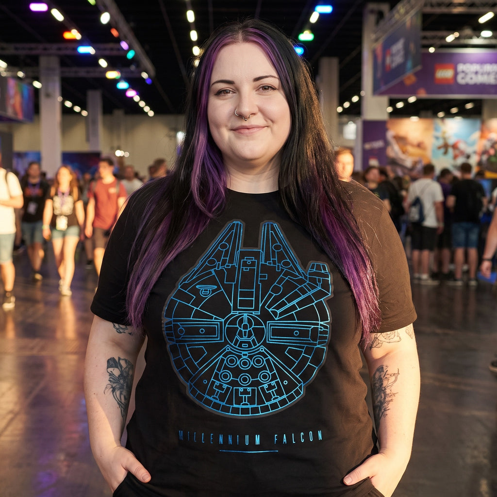 Produktbild Star Wars - Millennium Falcon T-shirt svart