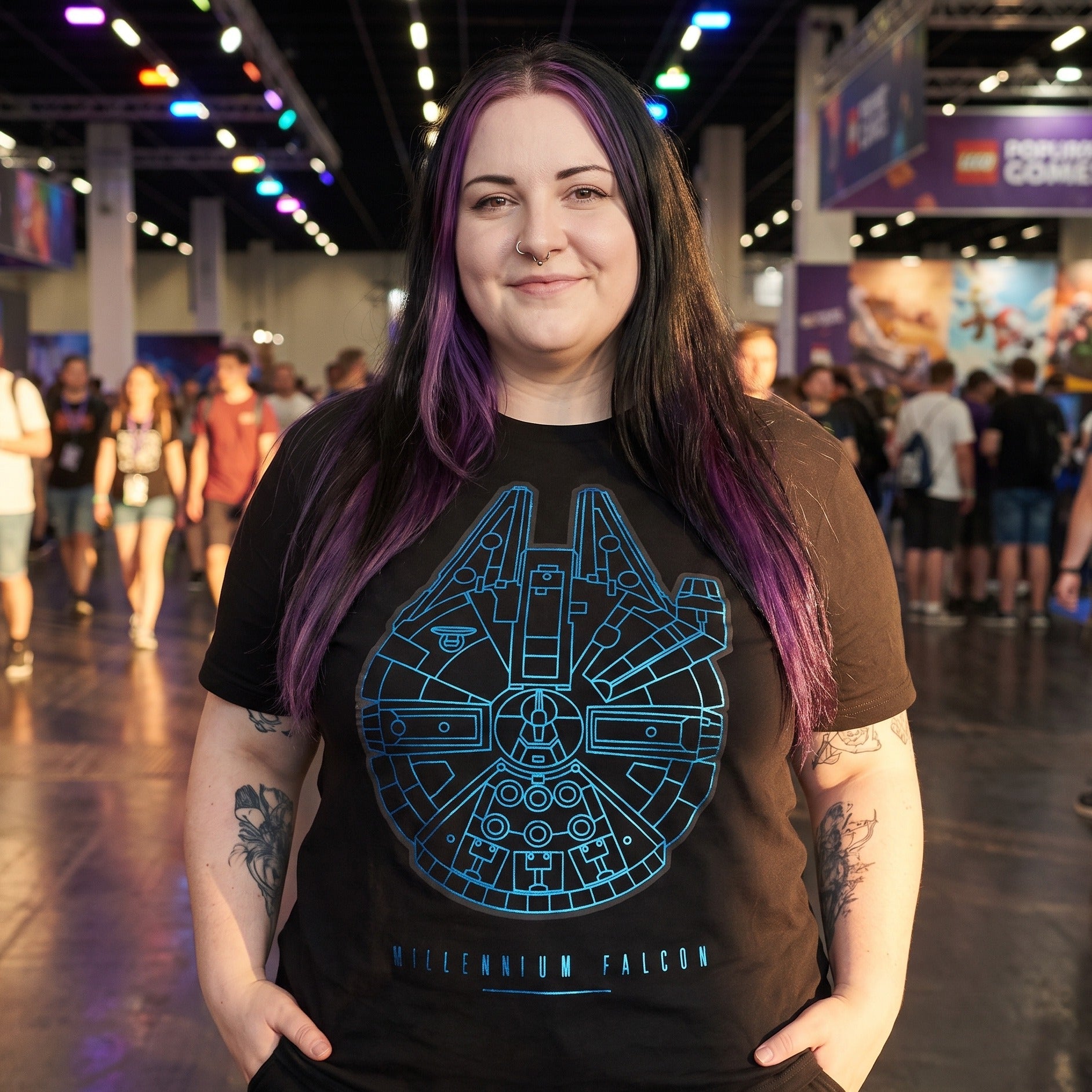 Produktbild Star Wars - Millennium Falcon T-shirt svart