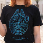 Produktbild Star Wars - Millennium Falcon T-shirt svart