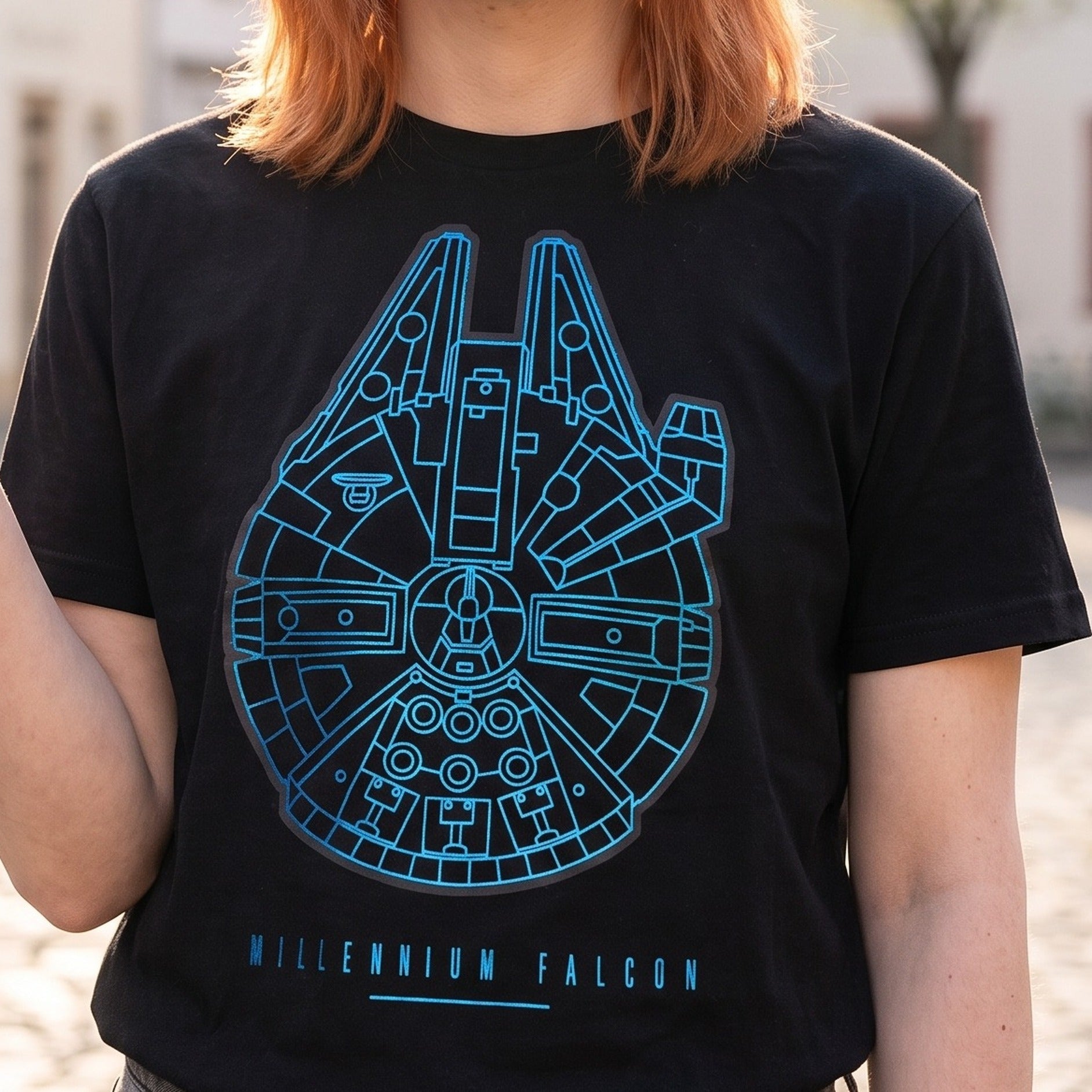 Produktbild Star Wars - Millennium Falcon T-shirt svart