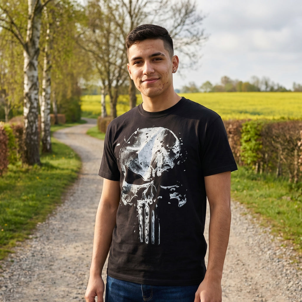 Produktbild Punisher - Skull T-shirt svart