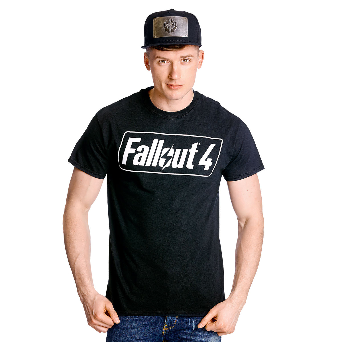 Produktbild Fallout 4 - Spel-logotyp T-shirt svart