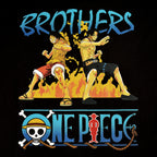 Produktbild One Piece - Brothers T-shirt svart