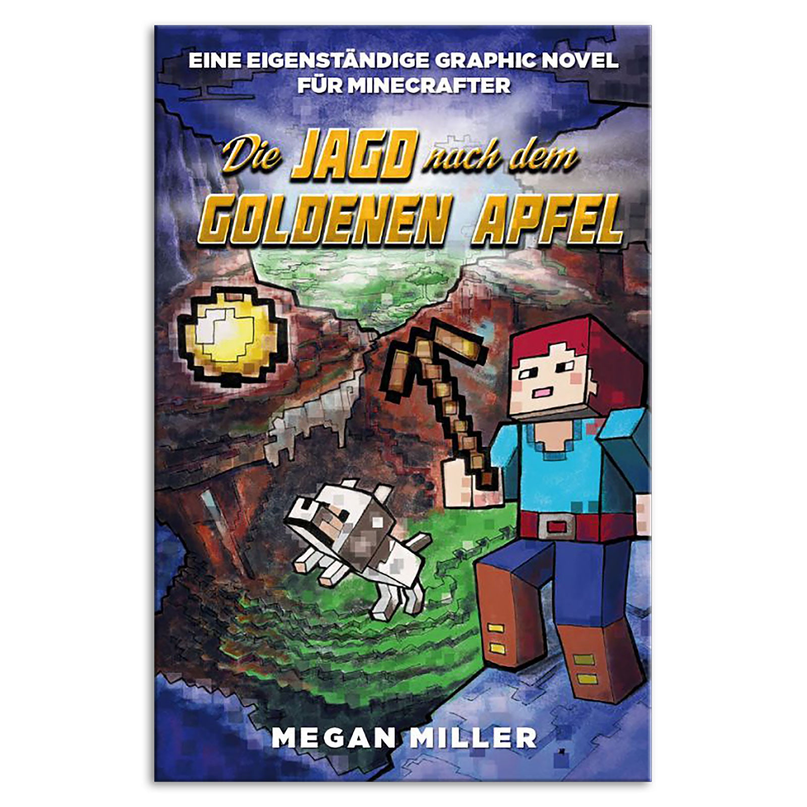 Produktbild Jakten på det gyllene äpplet - Graphic Novel för Minecraft-fans