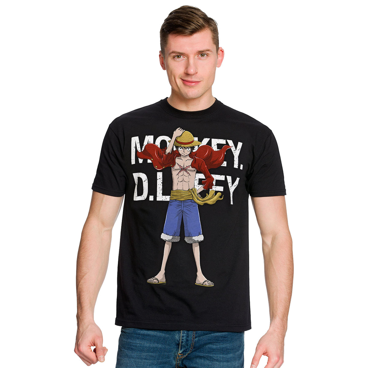 Produktbild One Piece - Cool Ruffy T-shirt svart