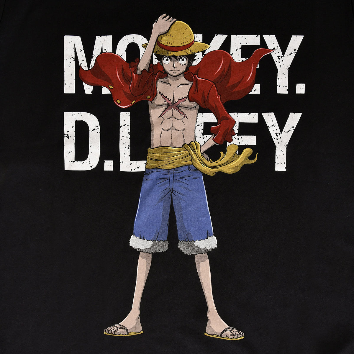 Produktbild One Piece - Cool Ruffy T-shirt svart