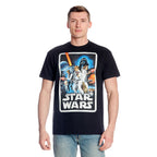 Produktbild Star Wars - Retro Movie Poster T-Shirt svart