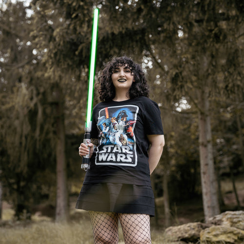 Produktbild Star Wars - Retro Movie Poster T-Shirt svart