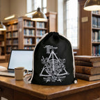 Produktbild Harry Potter - De tre bröderna svart sportpåse