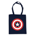 Produktbild Captain America - Logotyp tygpåse blå