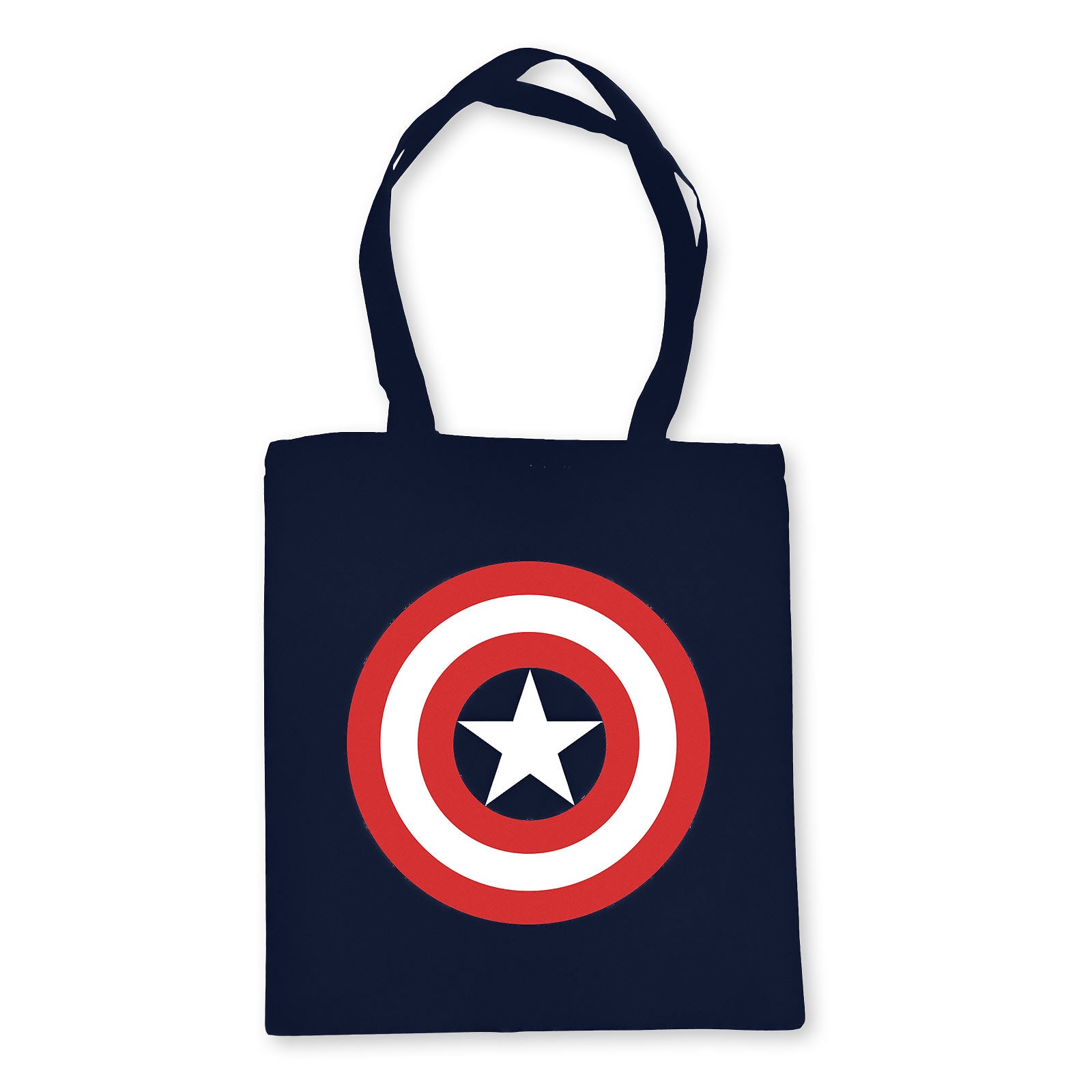 Produktbild Captain America - Logotyp tygpåse blå