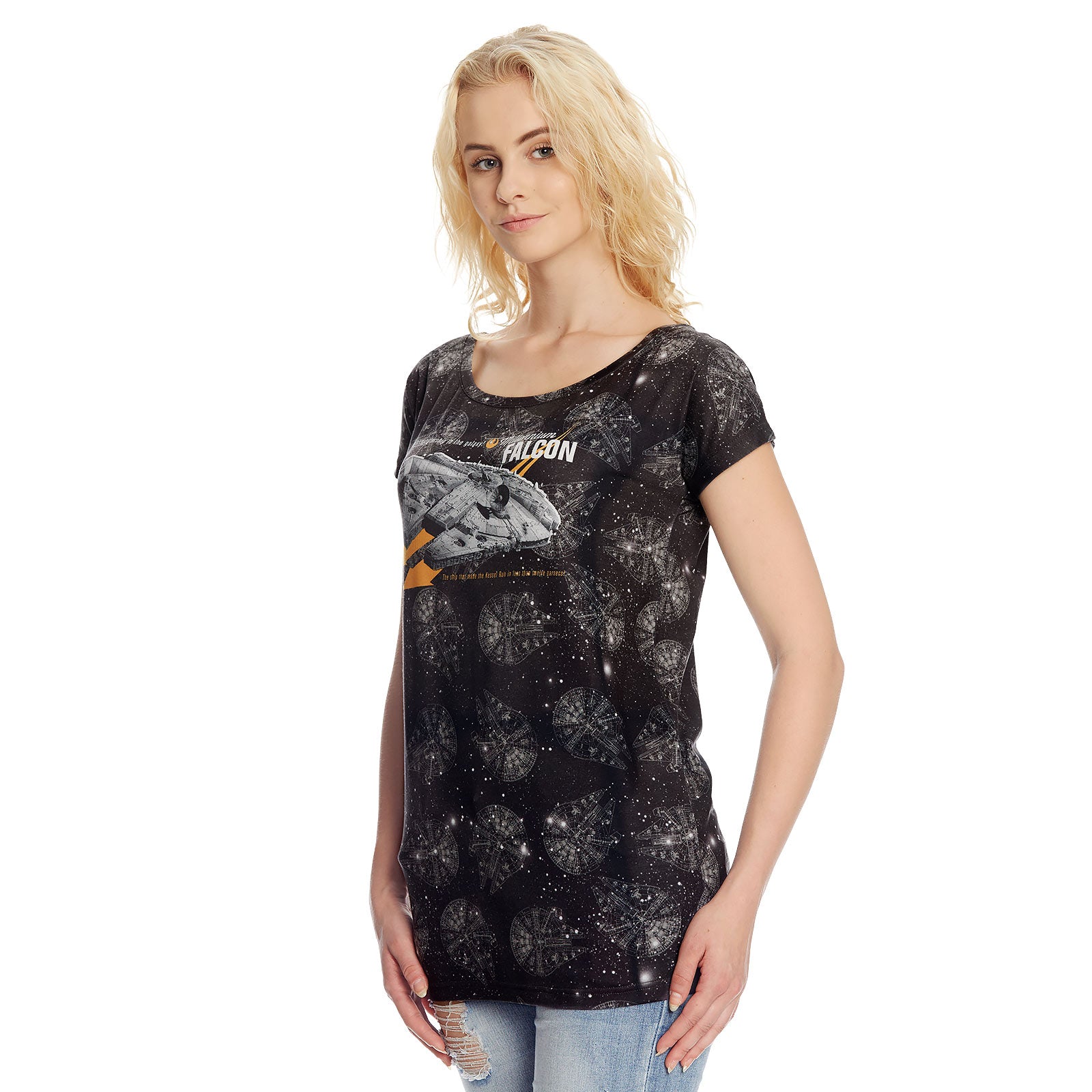 Produktbild Star Wars - Millennium Falcon Tjejtröja Loose Fit