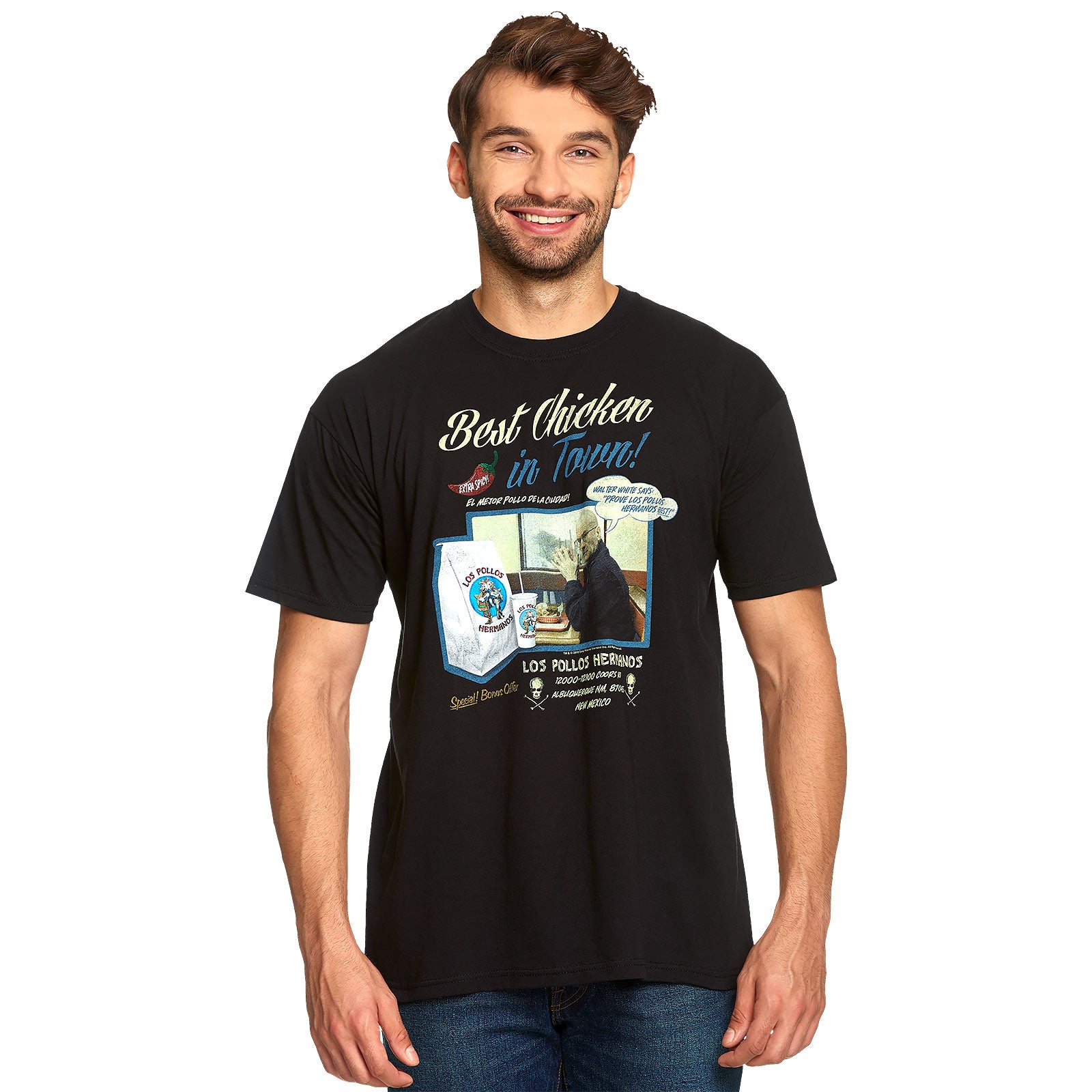 Produktbild Breaking Bad - Los Pollos Hermanos Best Chicken T-shirt svart
