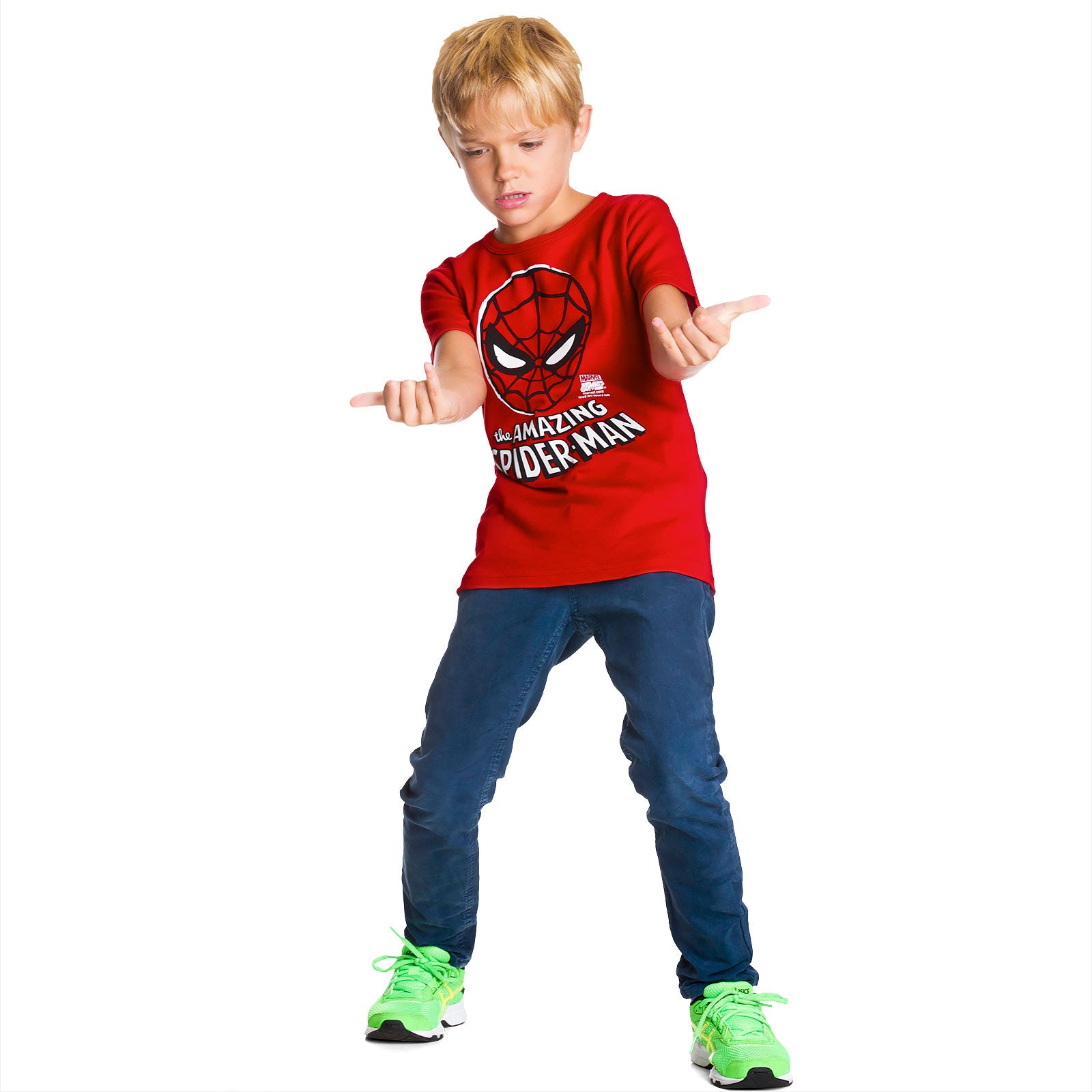 Produktbild Spider-Man - Mask Barn T-shirt röd