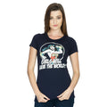 Produktbild Wonder Woman - Girls Will Save The World Dam T-shirt blå