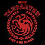 Produktbild Game of Thrones - Targaryen-emblem T-shirt svart