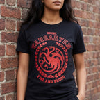 Produktbild Game of Thrones - Targaryen-emblem T-shirt svart