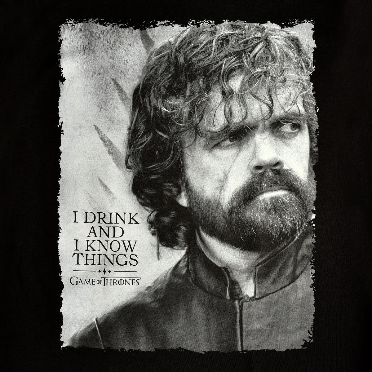 Produktbild Game of Thrones - Tyrion Drink And Know Things T-Shirt svart