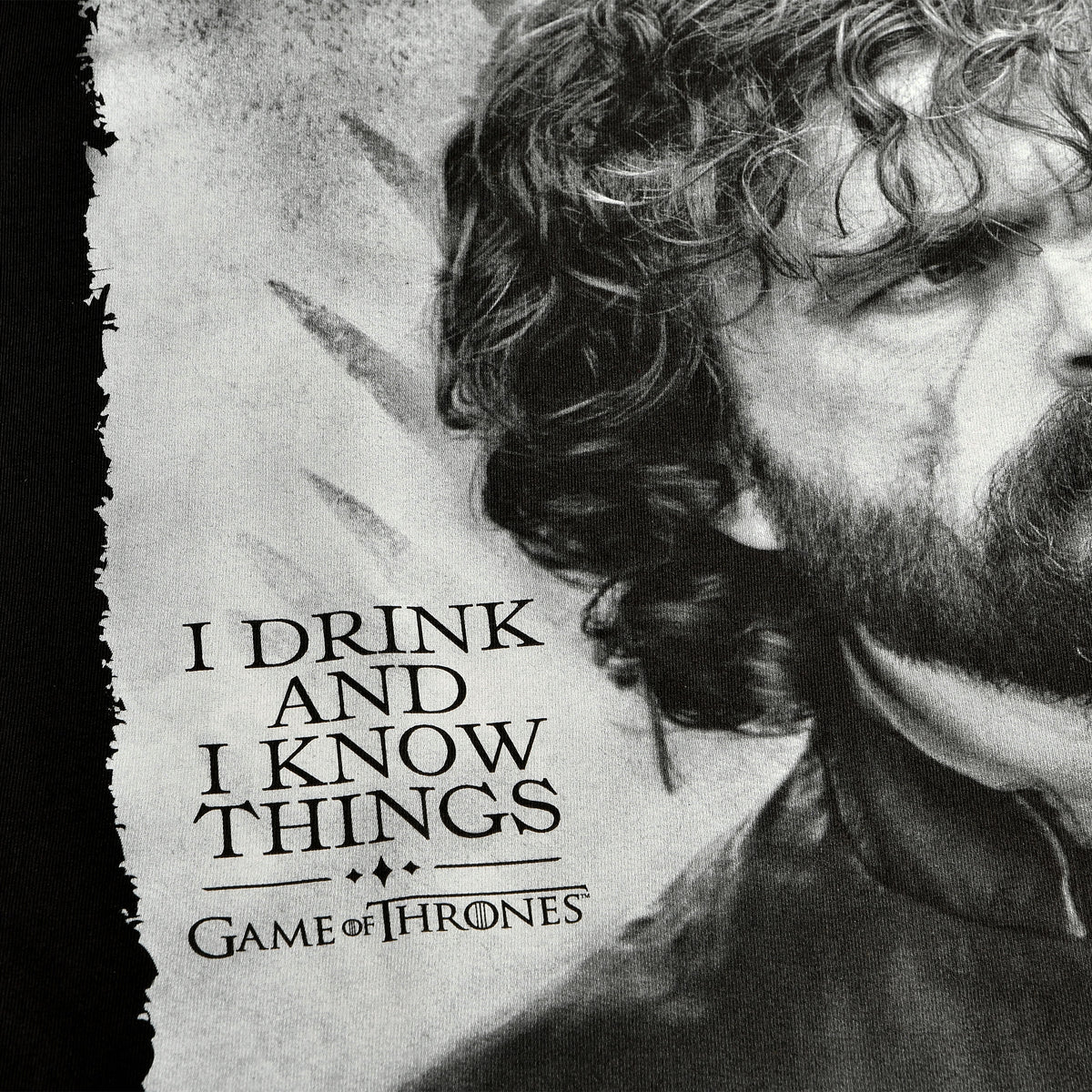Produktbild Game of Thrones - Tyrion Drink And Know Things T-Shirt svart