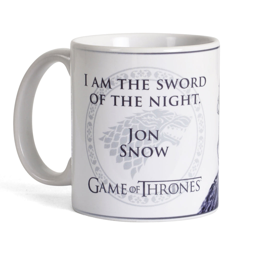 Produktbild Game of Thrones - Vit Jon Snow-mugg