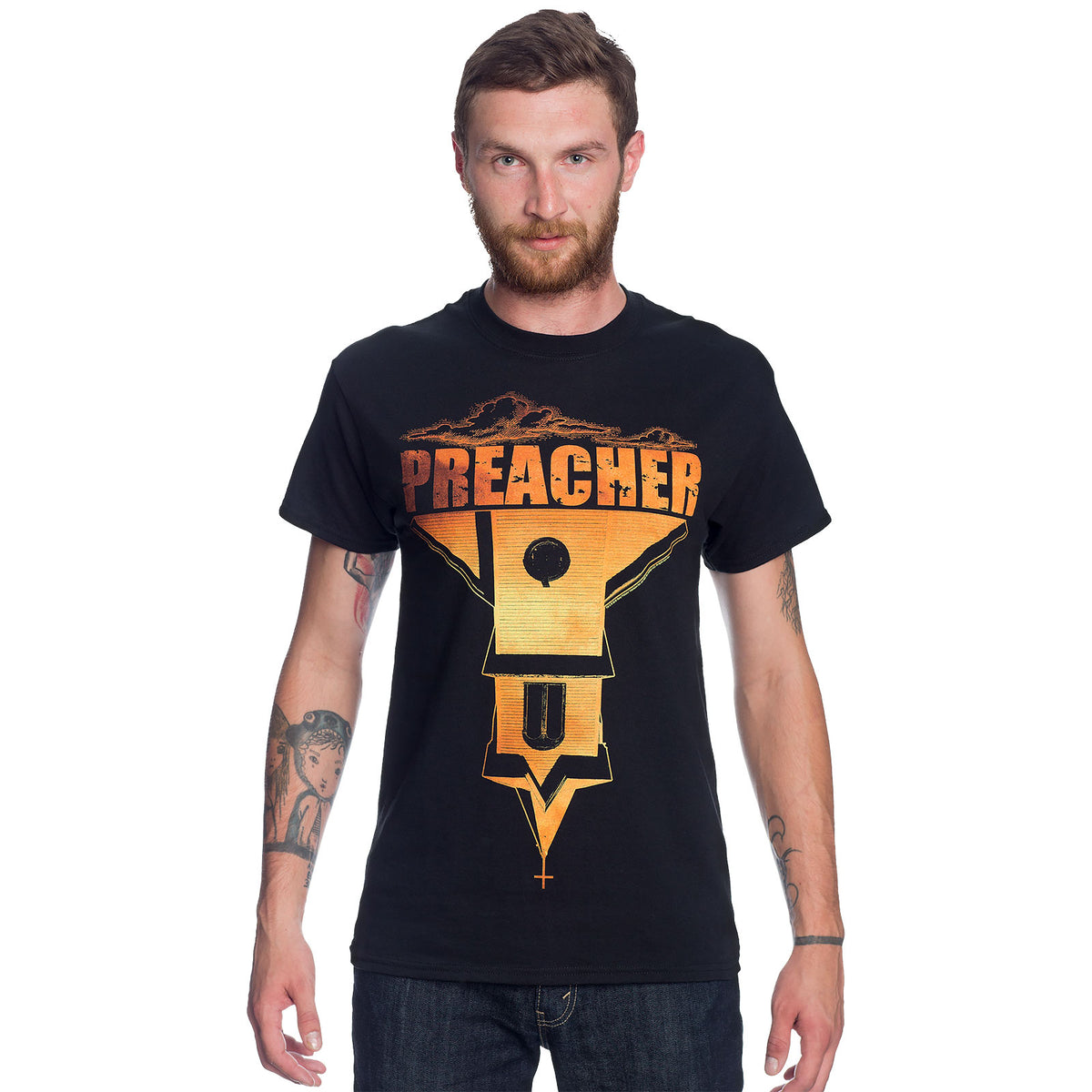 Produktbild Preacher - Logo T-shirt svart
