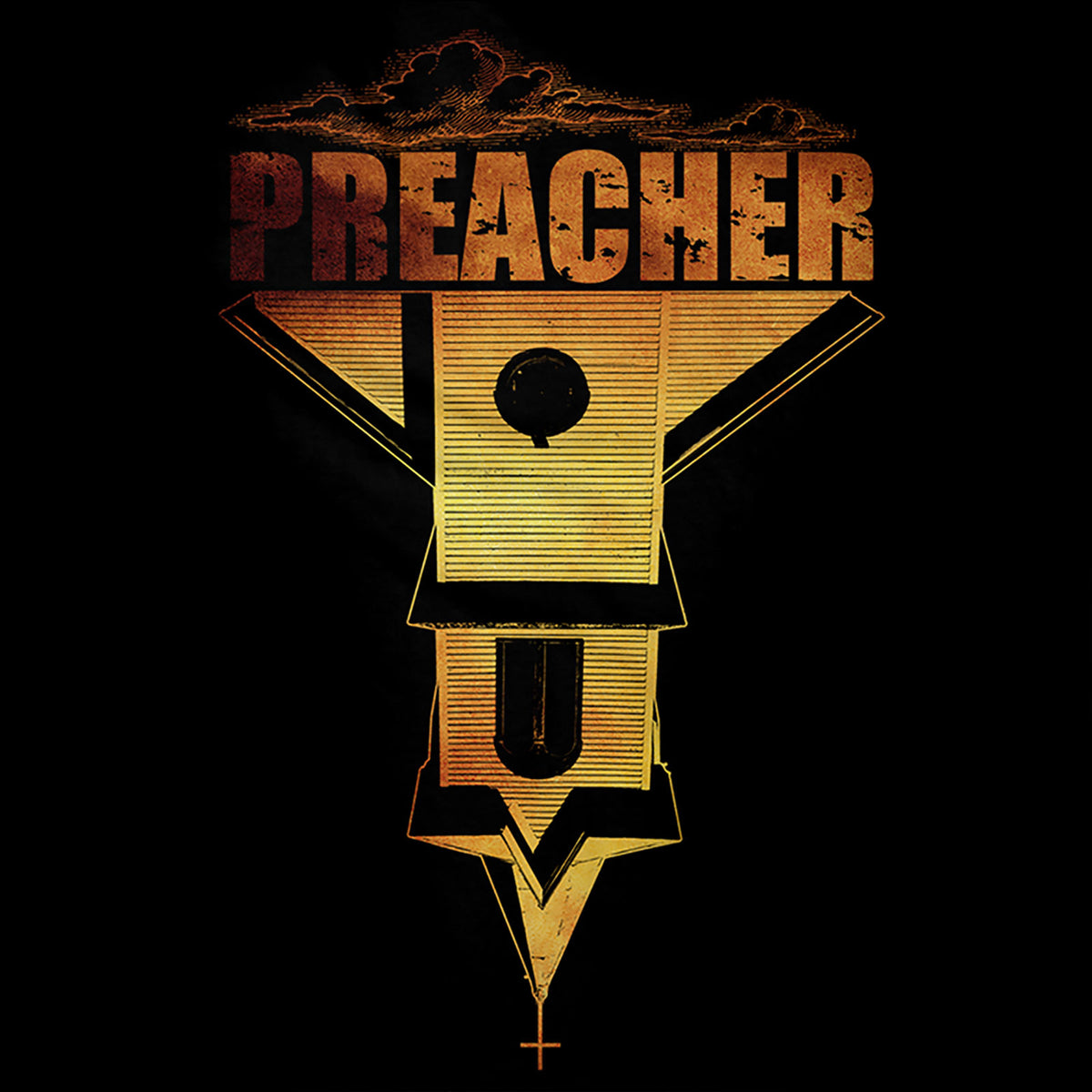 Produktbild Preacher - Logo T-shirt svart