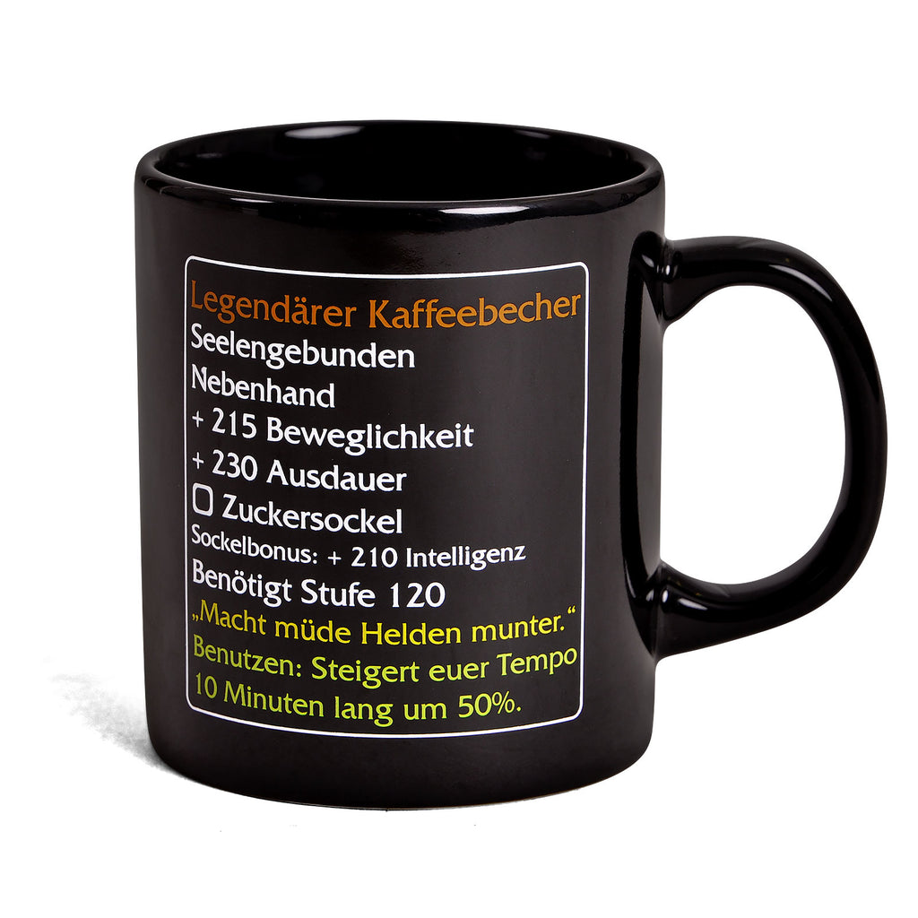 Produktbild Legendarisk kaffemugg - MMO-objekt Fanmugg Nivå 120