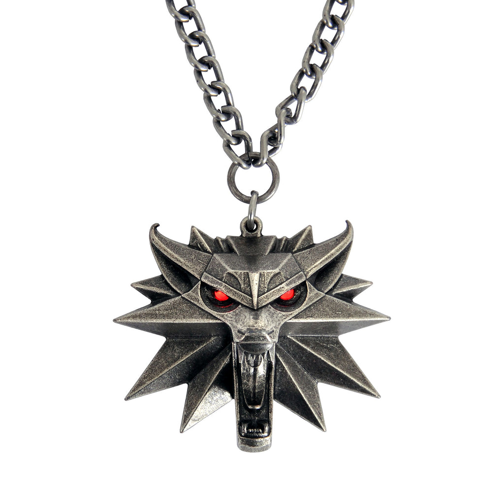 Produktbild Witcher - Wild Hunt Medaljong med LED-ögon