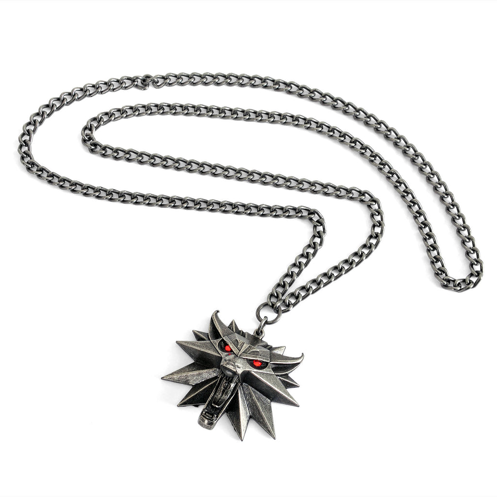 Produktbild Witcher - Wild Hunt Medaljong med LED-ögon