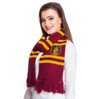 Produktbild Harry Potter - Gryffindor stickad halsduk gul-röd
