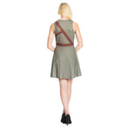 Produktbild Zelda - Link cosplay miniklänning oliv